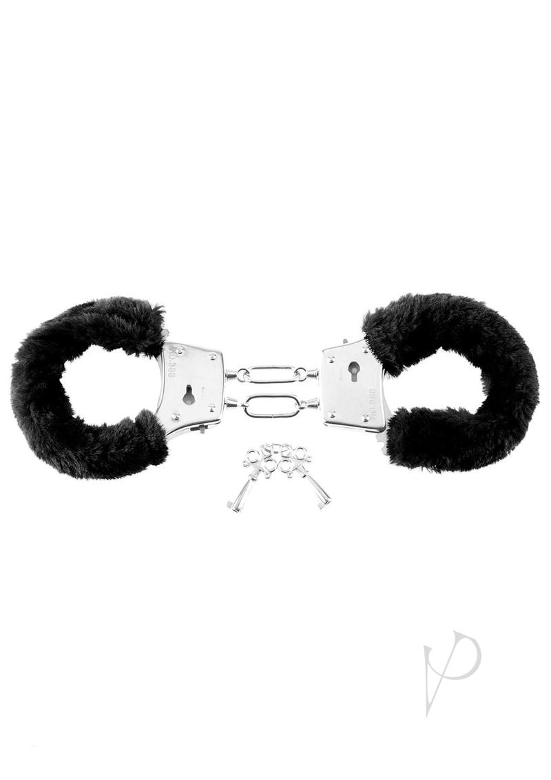 Ff Beginner Furry Cuffs Black