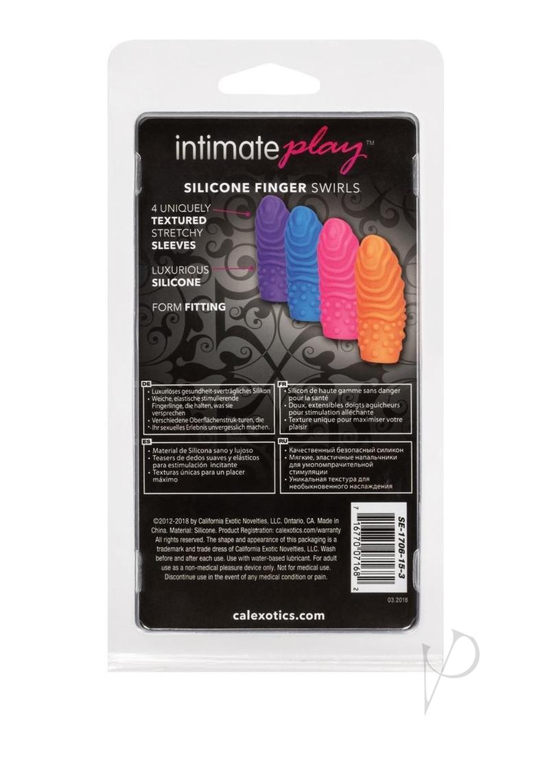 Intimate Play Silicone Finger  swirls