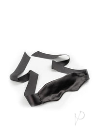 Ffle Satin Blindfold Black