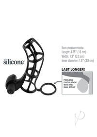 Fx Deluxe Silicone Power Cage Black