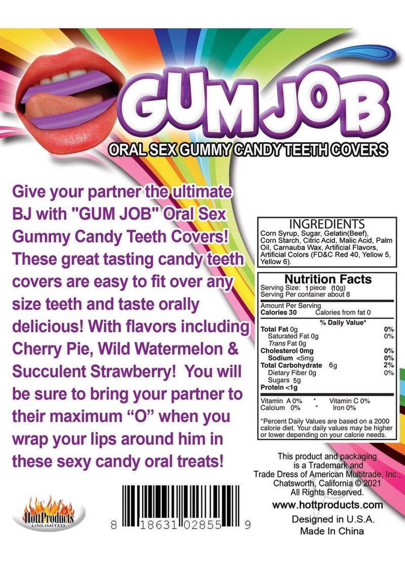 Gum Job Gummy Candy Teeth Covers (indiv)