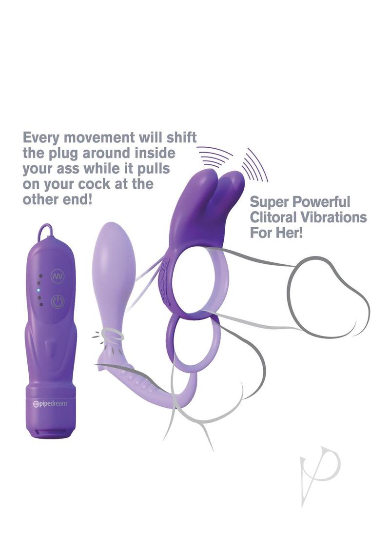 Fcr Ass Gasm Vibrating Rabbit Purple
