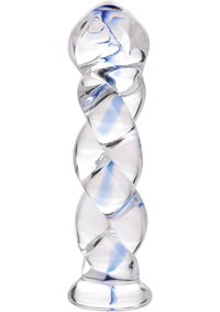 Prisms Soma Glass Twisted Dildo