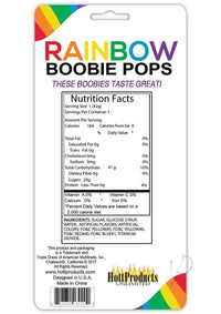 Rainbow Boobie Candy Pop Individual