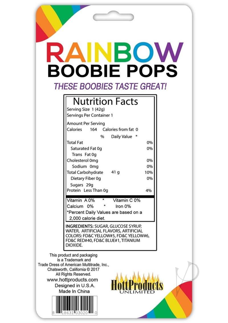 Rainbow Boobie Candy Pop Individual