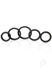 Boneyard Silicone Ring 5pc Black