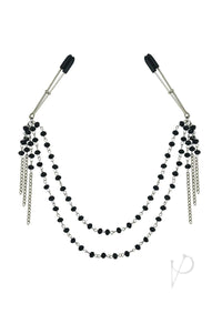 Sincerely Black Jeweled Nipple Clips