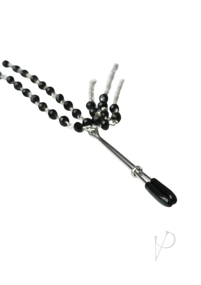 Sincerely Black Jeweled Nipple Clips