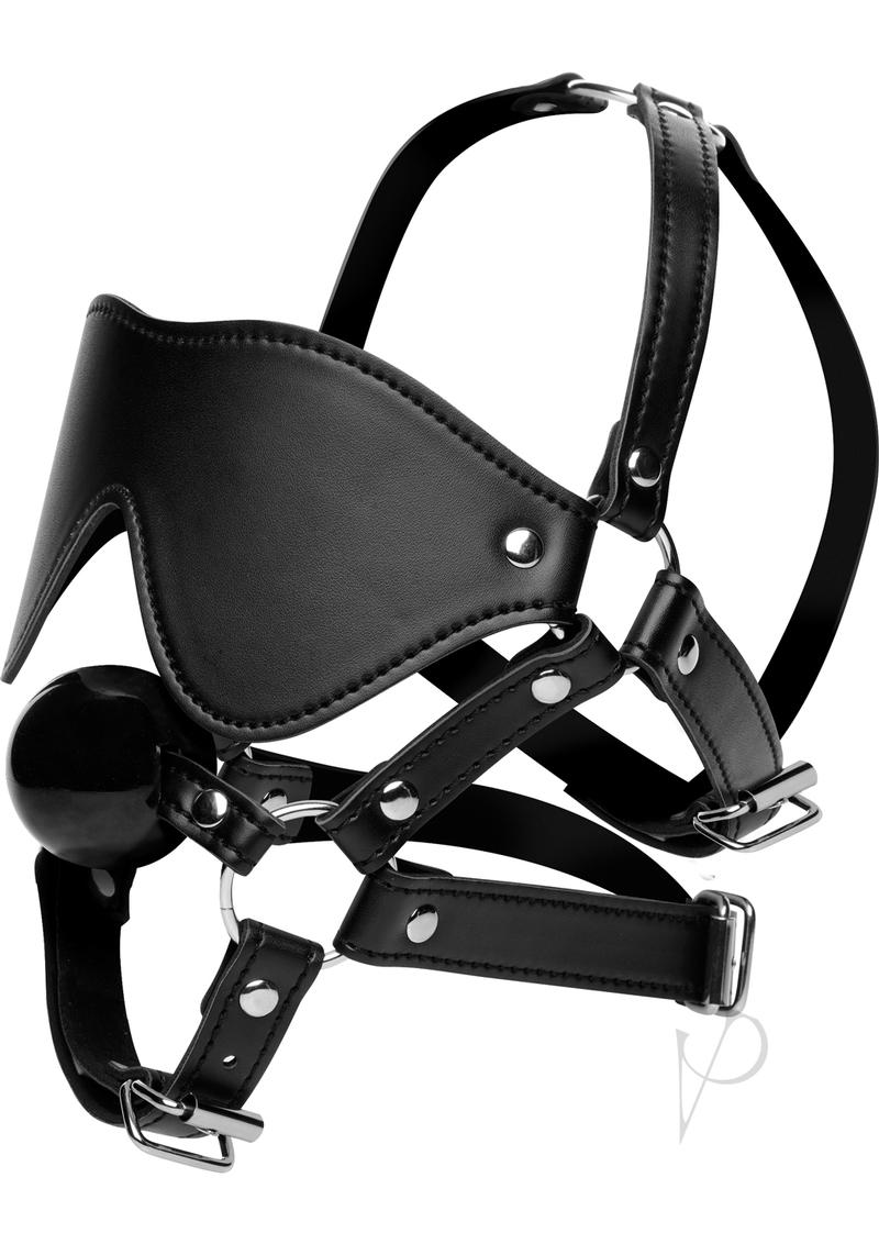 Strict Eye Mask Harness W/ball Gag