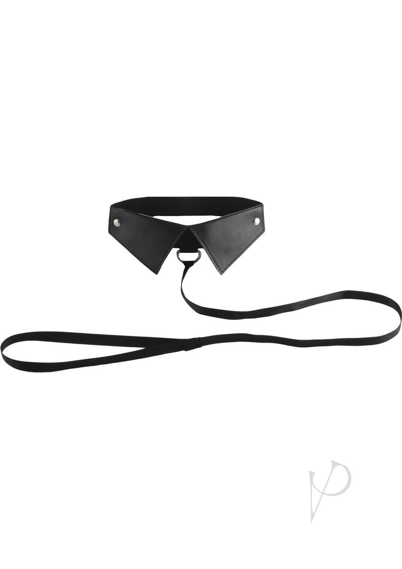 Ouch! Classic Collar And Leash Black