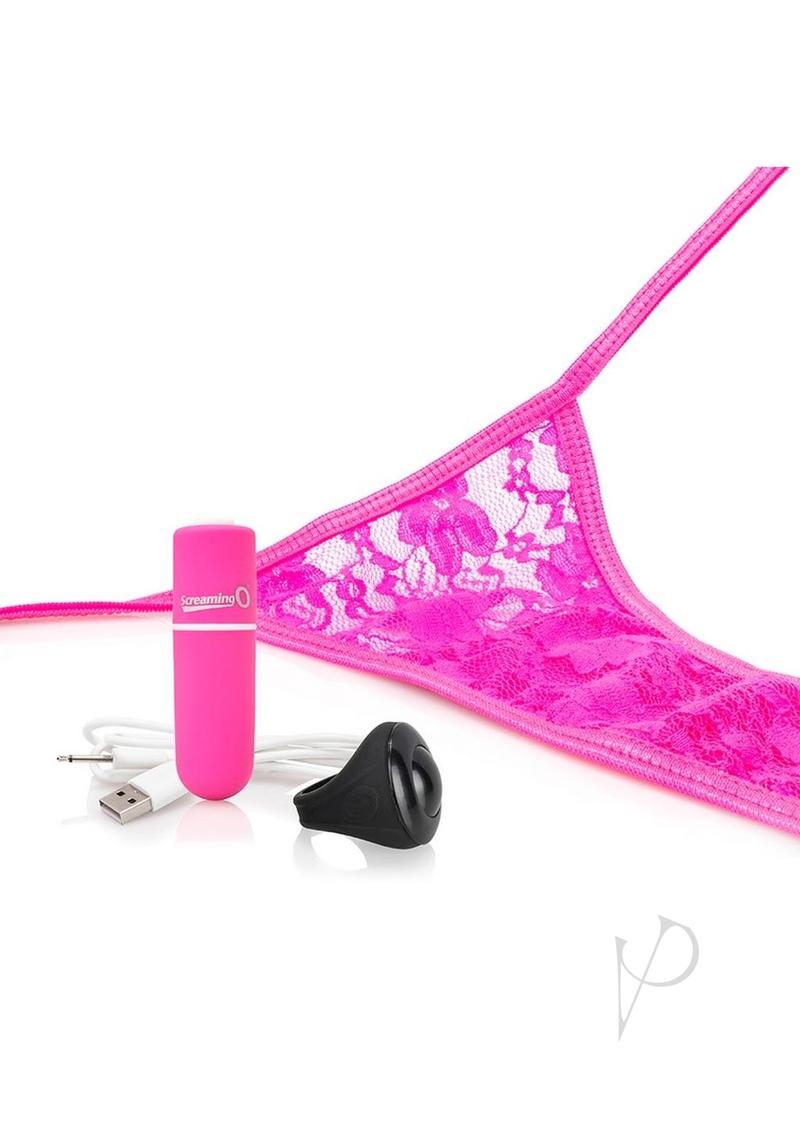 My Secret Remote C Panty Rechr Pnk-indiv