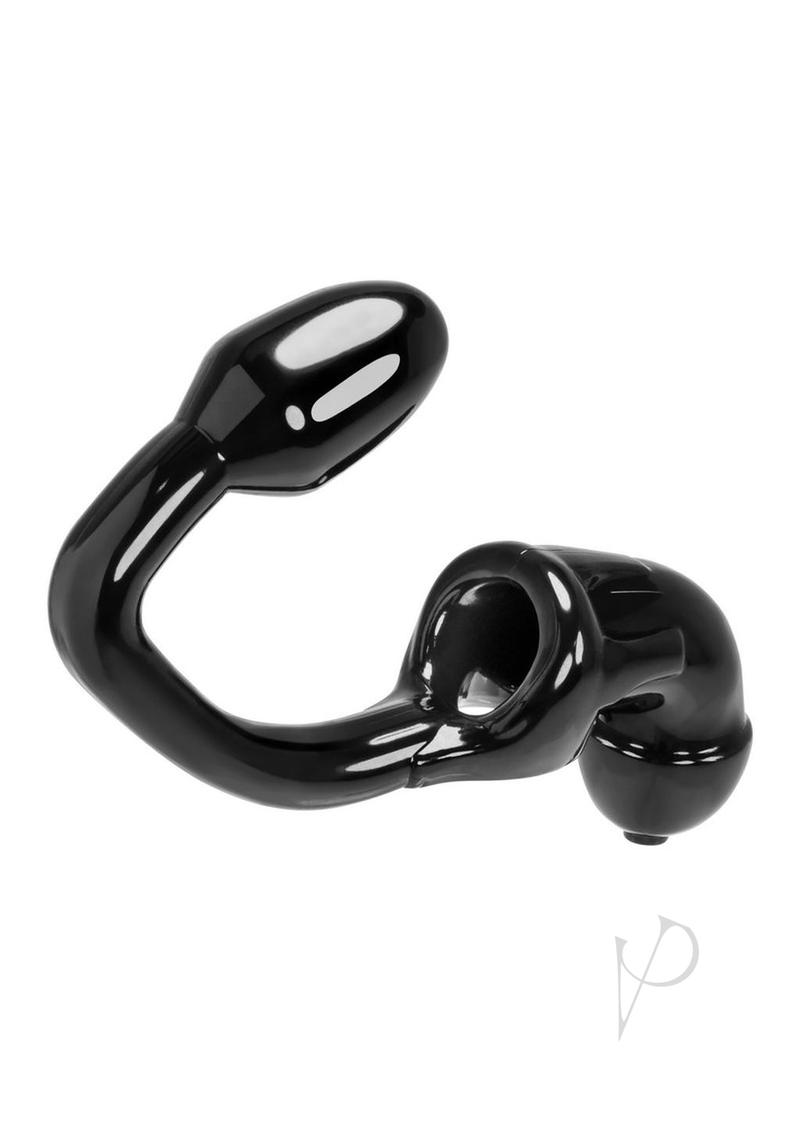 Tailpipe Chastity Cocklock W Plug Blk