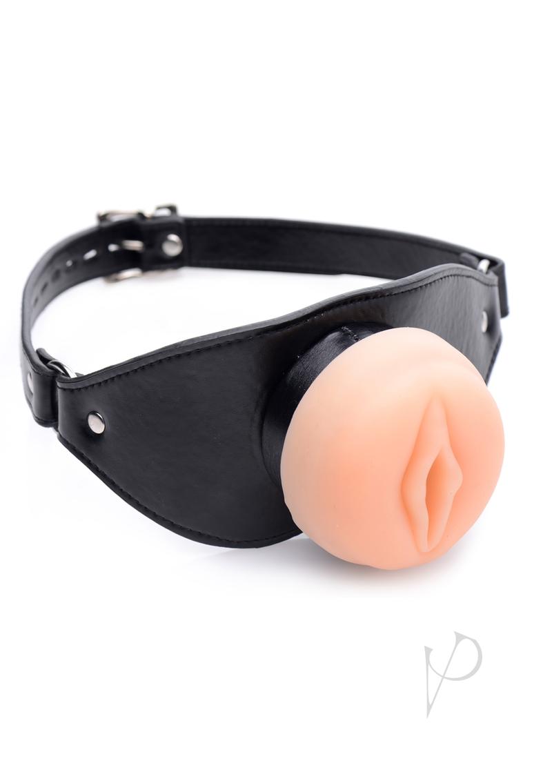 Master Series Pussy Face Oral Sex Mouth Gag – FetishToyBox