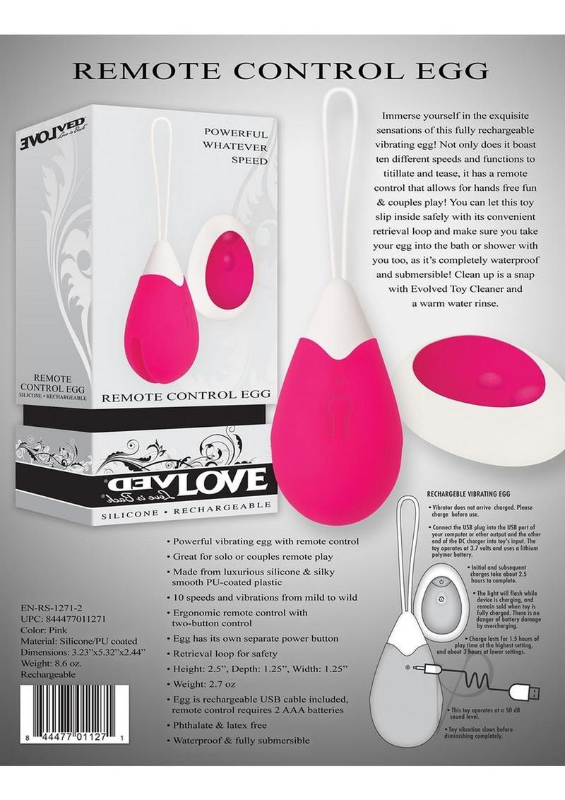 Rechargeable Egg Pink