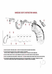 Man Cage Model 05 Chastity 5.5 Clear