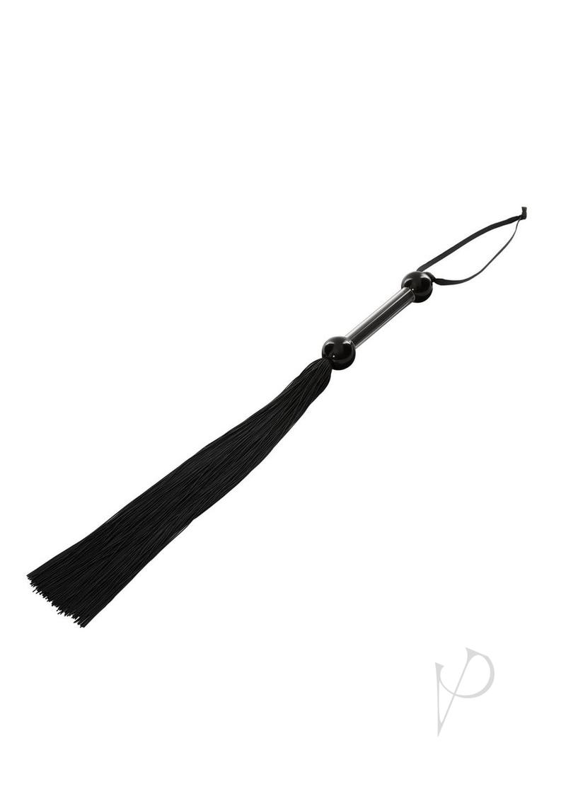 22 Large Rubber Whip - Black