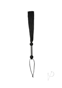 22 Large Rubber Whip - Black