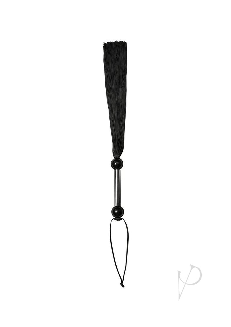 22 Large Rubber Whip - Black
