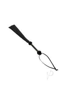 22 Large Rubber Whip - Black