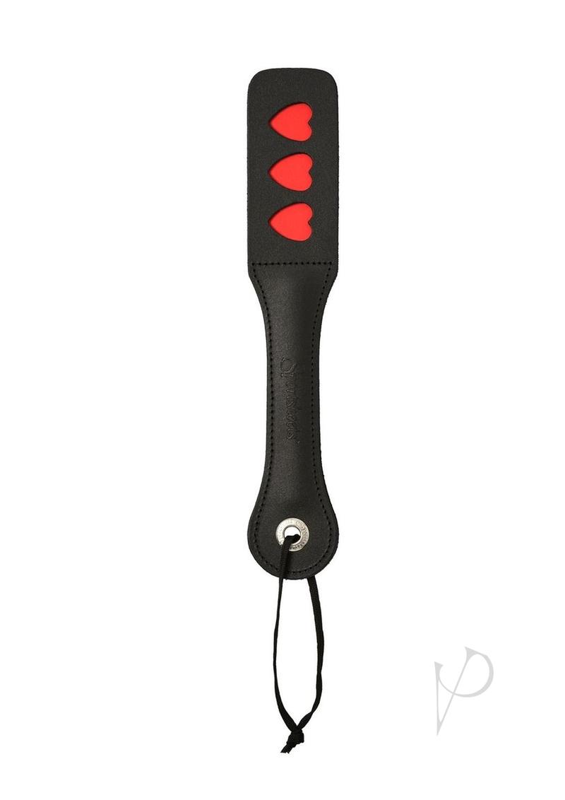 12 Leather Heart Impression Paddle