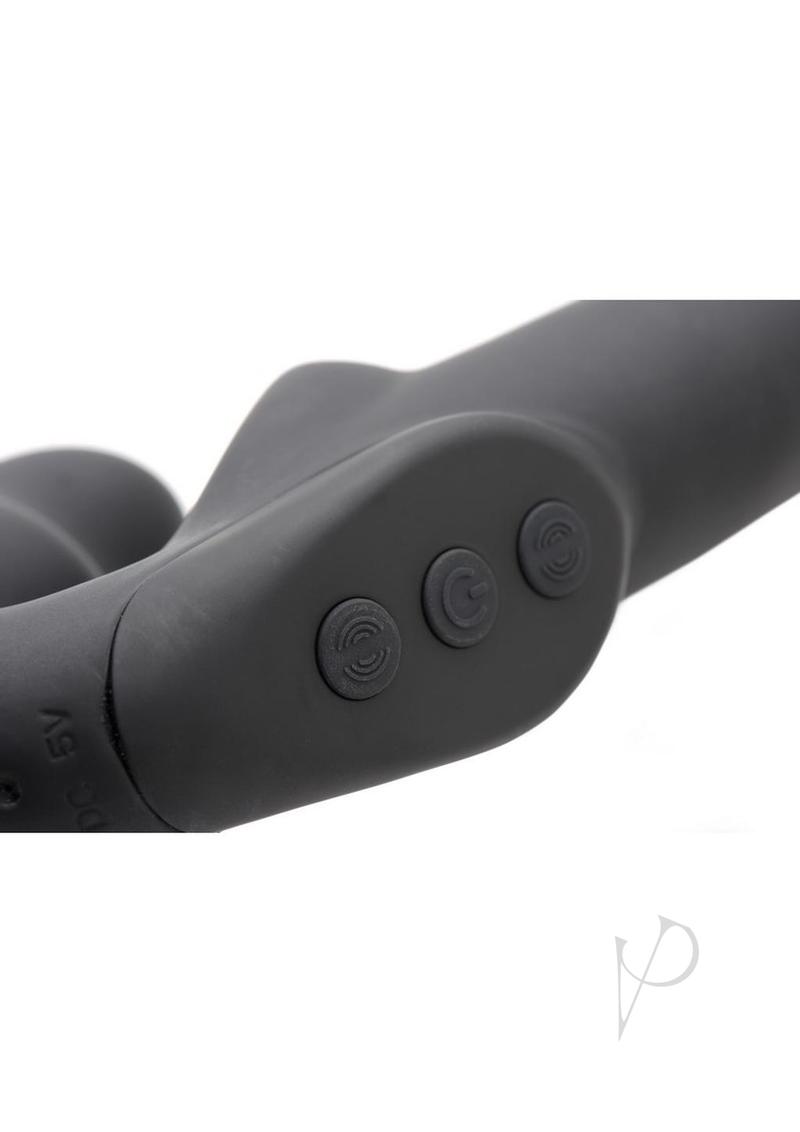 Strap U Evoke Vibrating Straples Black