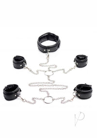 Strict Slave Pu Leather Shackles