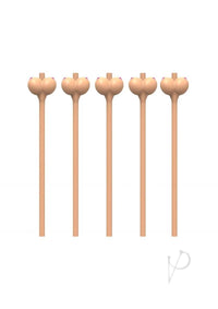 Boobie Straws Flesh 6 Pack