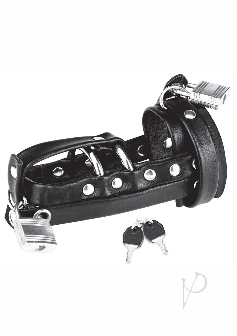 Cb Gear Gimp Chastity Sheath W/dbl Cring