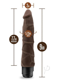 Dr Skin Cock Vibe 1 Chocolate 9