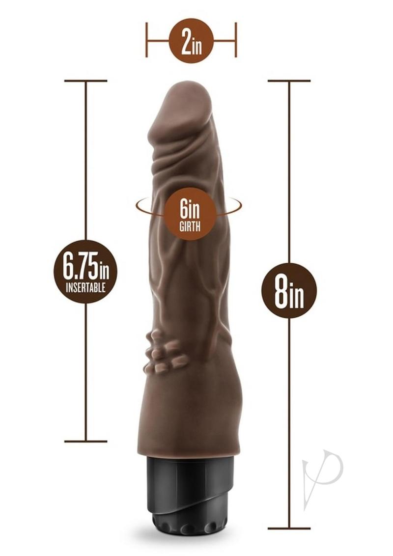 Dr Skin Cock Vibe 04 Chocolate