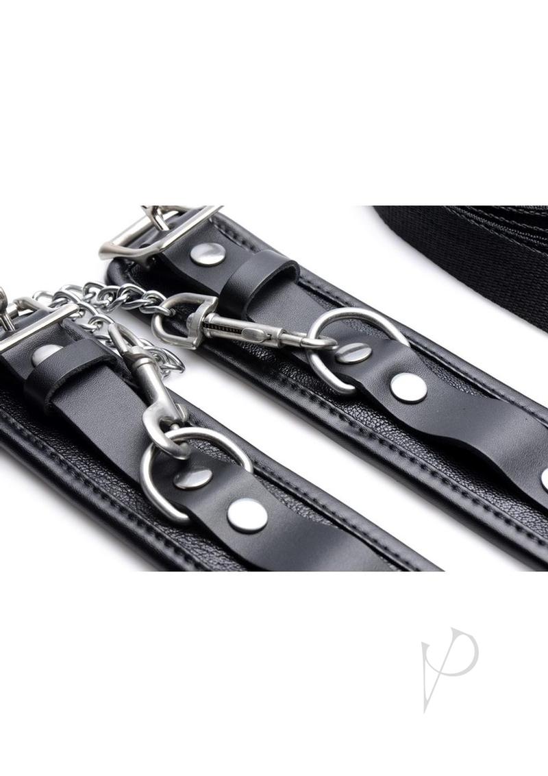 Mistress By Isabella Sinclaire Leather Bed Restraint Bondage Kit