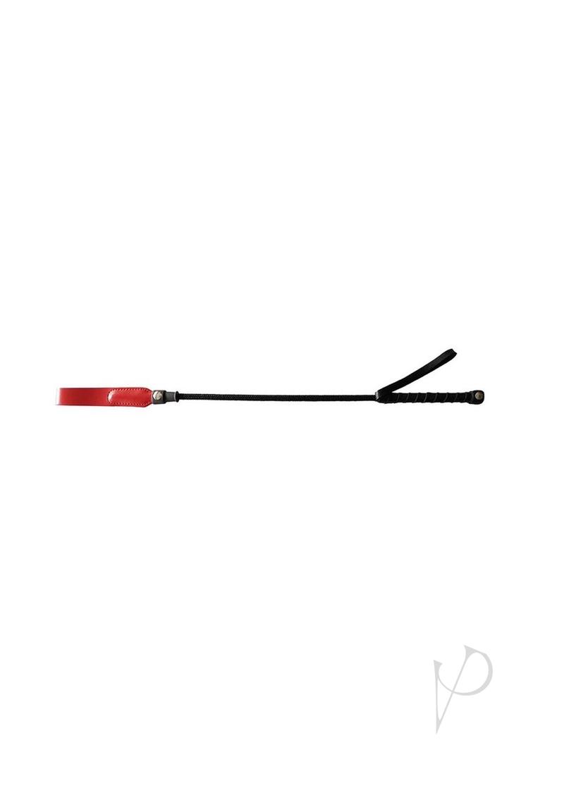 Rouge Short Riding Crop Slim Tip 20 Red