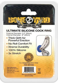 Boneyard Ultimate Silicone Ring Blue