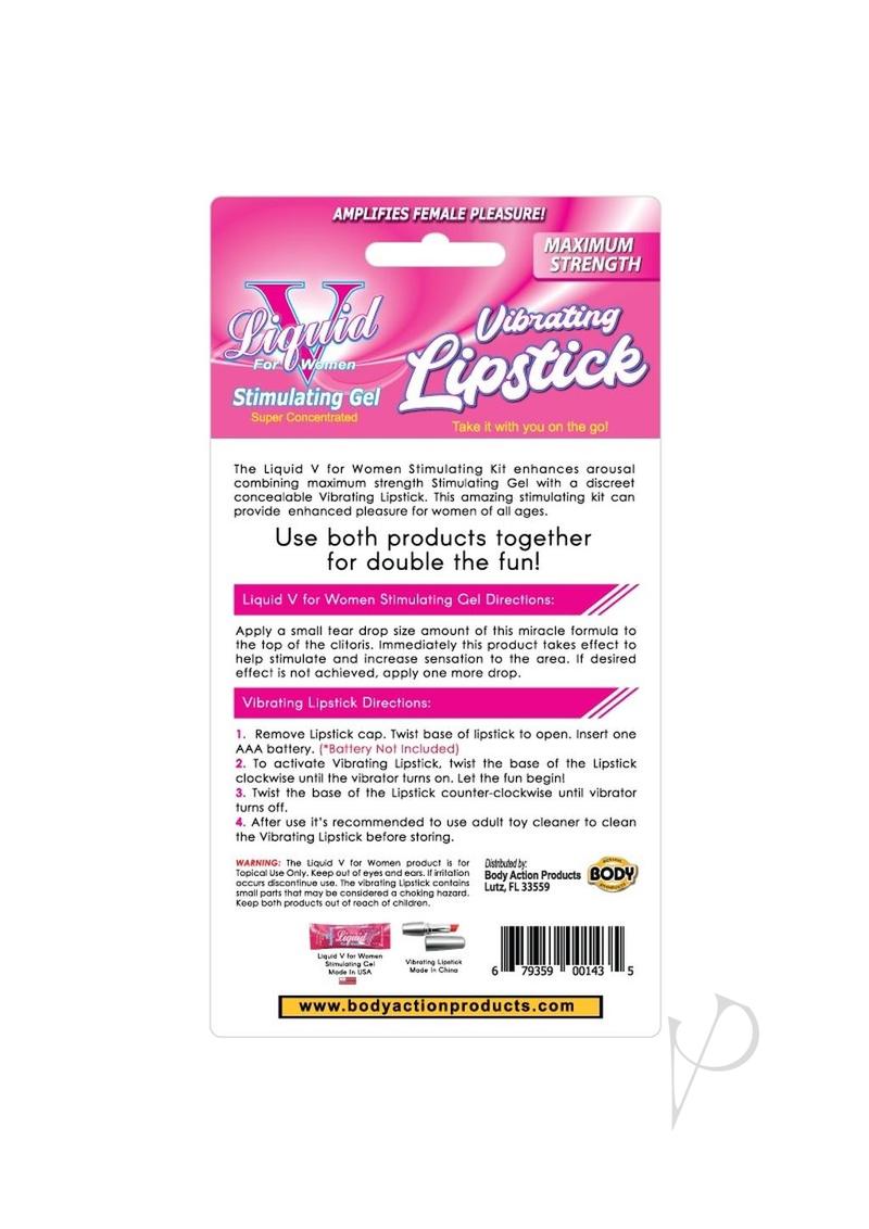 Liquid V Vibrating Lipstick Kit