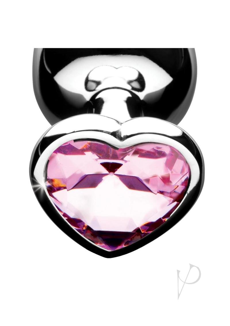Bootysparks Pink Heart Gem Plug Set