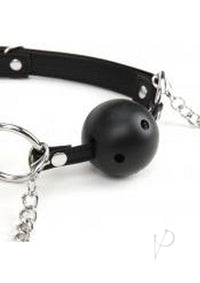 Lux F Breathable Ball Gag W/nip Chain