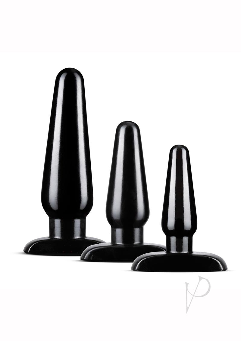 Anal Adv Basic Plug Kit Black