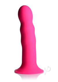 Squeeze It Squeezable Wavy Dildo Pnk