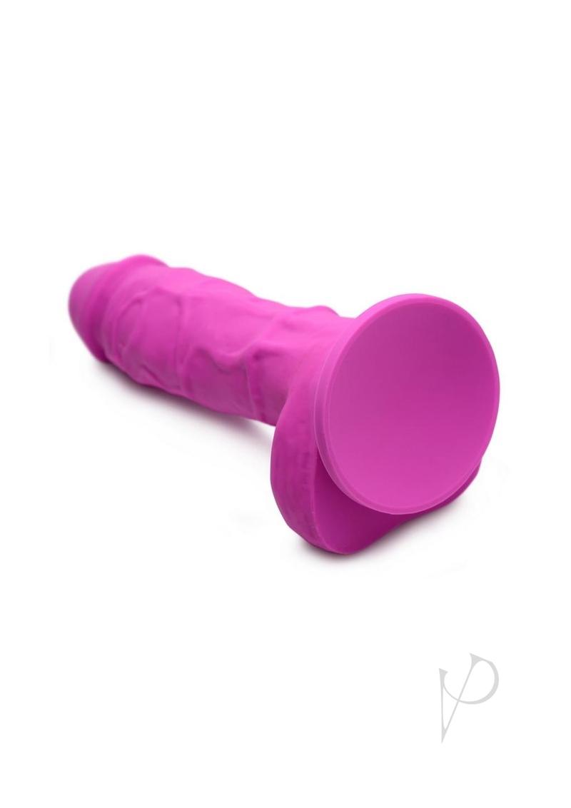 Strap U Silicone Dildo W/balls Pink