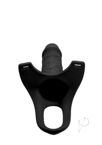 Size Matters Hollow Dildo Strap On Blk