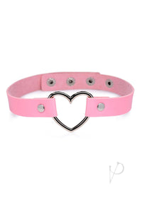 Ms Sweet Heart Choker Necklace Pnk