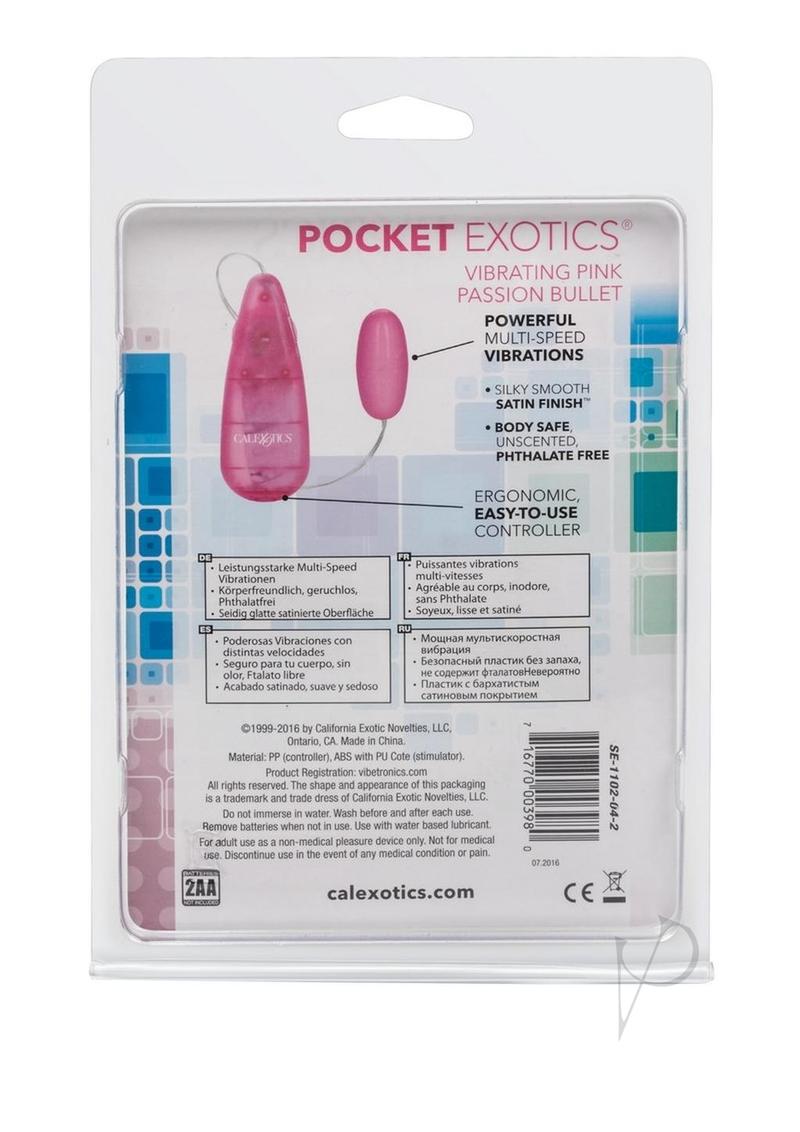 Pocket Exotic Pink Passion Bullet