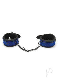 Bondage Gear Hand Cuff Blue