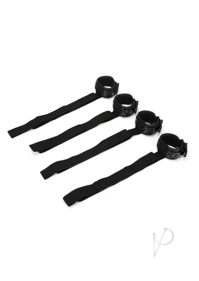 Diamond Bed Ties Black