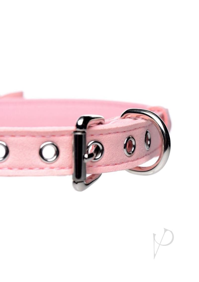 Ms Sugar Kitty Collar Pink/silver