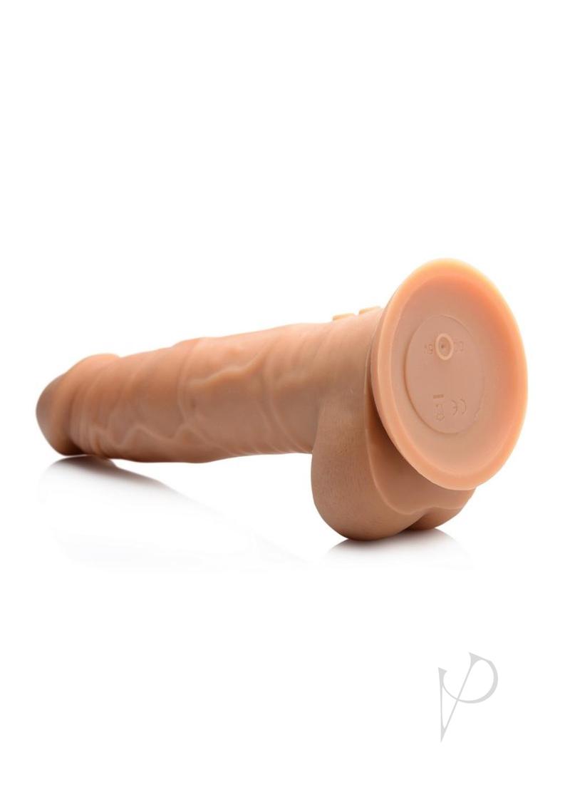 Ms Power Pounder Thrusting Dildo Tan