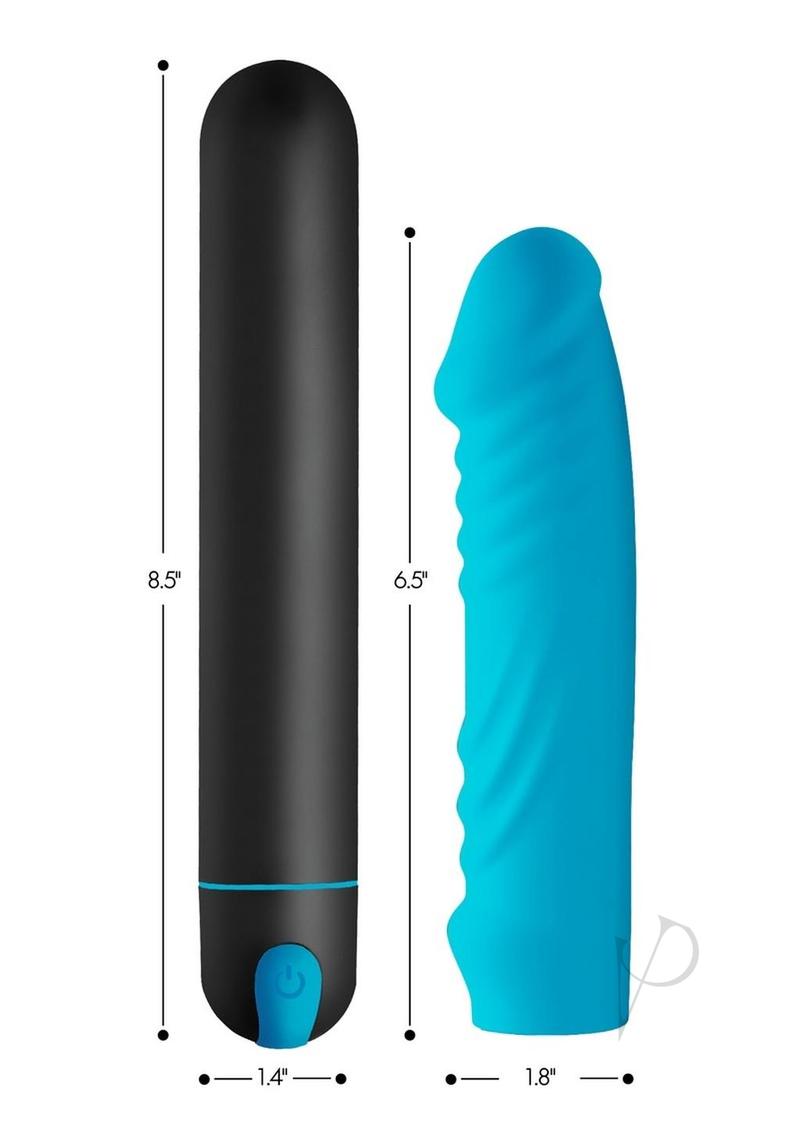 Bang Xl Bullet and Ribbed Sleeve Blue