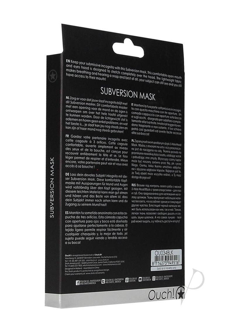 Ouch Subversion Mask Pink