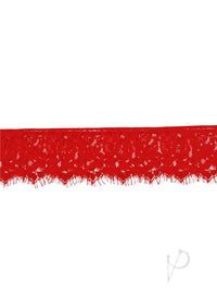 Ouch Mystere Lace Mask Red