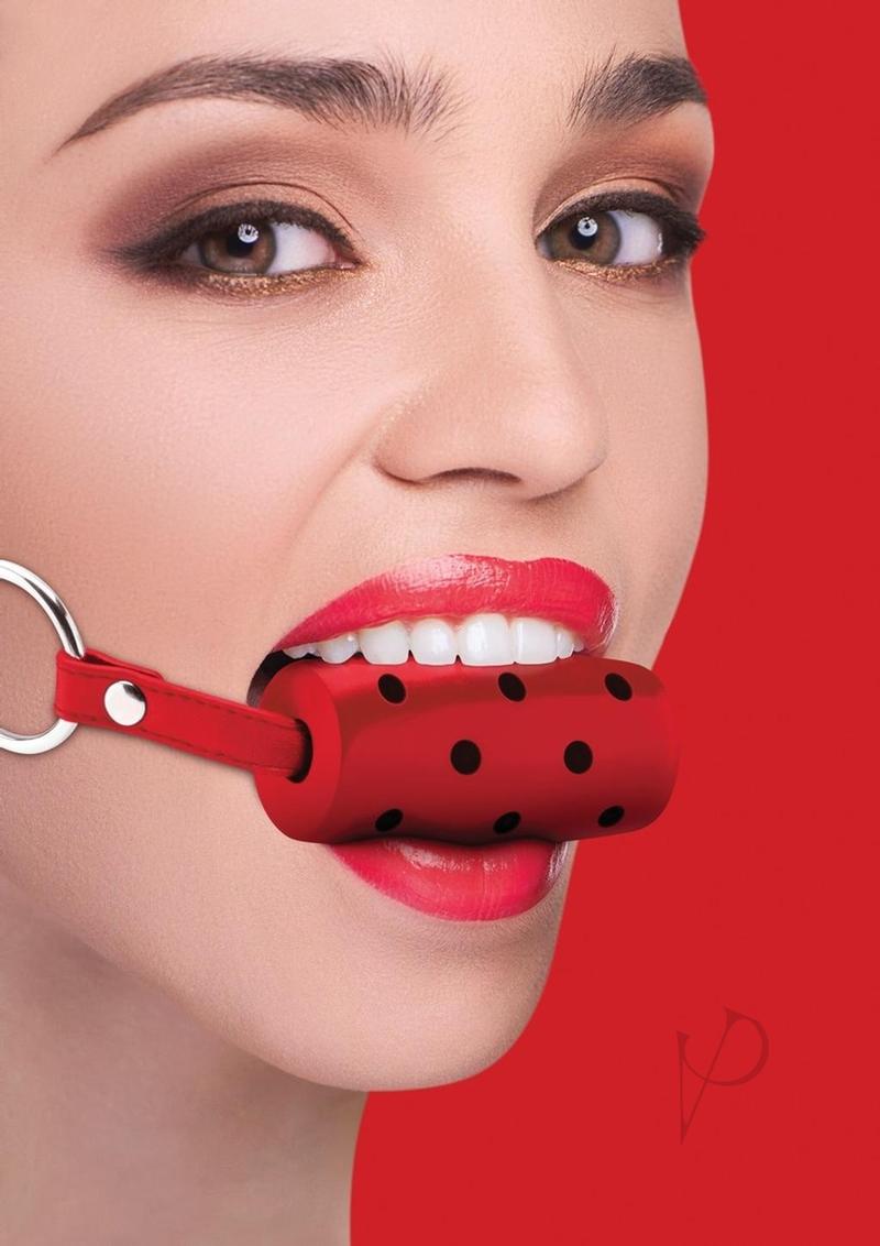 Ouch Cylinder Gag Red